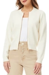 By Design Jenny Double Knit Bomber Jacket In Gardenia