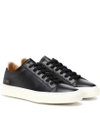Common Projects Retro Low-top Leather Trainers In Black