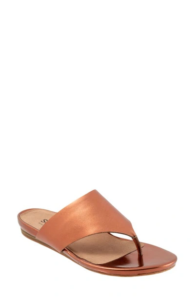 Softwalk Chandler Sandal In Copper