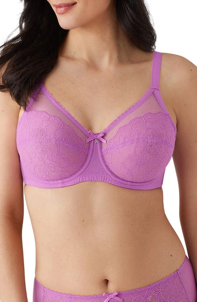 Wacoal Retro Chic Full Figure Underwire Bra In First Bloom