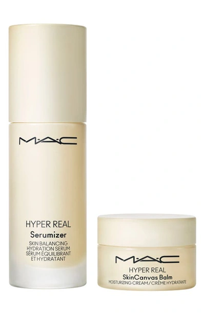 Mac Cosmetics Hyper Real Skincare Duo (limited Edition) $77 Value In White