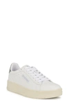 Nine West Dunnit Low Top Sneaker In White 142