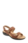 Trotters Romi Stitch Slingback Sandal In Luggage