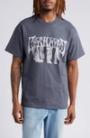 Carhartt Pagan Organic Cotton Graphic T-shirt In Zeus Grey