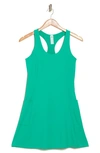 90 Degree By Reflex Airlux Courtside Utility Tennis Dress In Simply Green