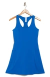 90 Degree By Reflex Airlux Courtside Utility Tennis Dress In Strong Blue