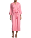 Natori Shangri La Knit Robe In Rub Ruby