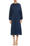 Alexia Admor Constance Fit & Flare Dress In Navy