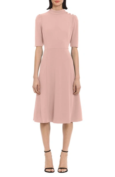 donna morgan fit & flare dress DONNA MORGAN V-NECK FIT AND FLARE DRESS main image 0