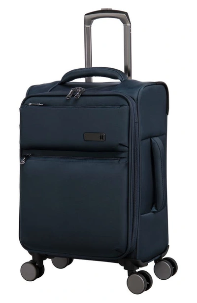 It Luggage Upper Lite 22-inch Softside Luggage In Navy Blue