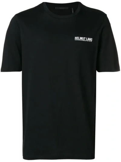 Helmut Lang Dart Logo T-shirt In Black
