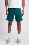 Carhartt Chase Sweat Shorts In Chervil / Gold