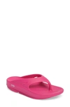 Oofos Gender Inclusive Ooriginal Sandal In Pink