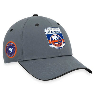 Fanatics Branded  Gray New York Islanders Authentic Pro Home Ice Flex Hat