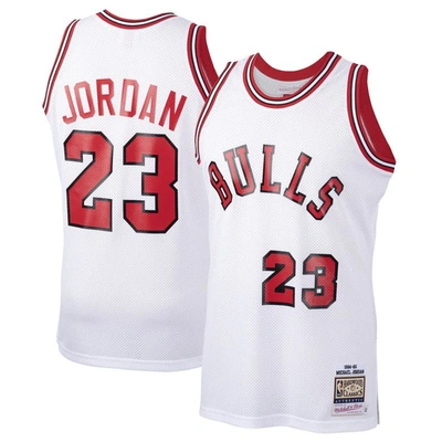 Mitchell & Ness Michael Jordan White Chicago Bulls 1984/85 Hardwood Classics Rookie Authentic Jersey
