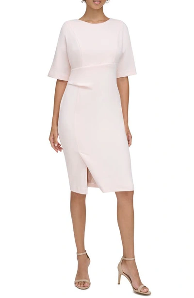 Calvin Klein Seamed Sheath Dress In Blossom