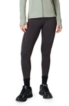 Sweaty Betty Therma Recycled Polyester Blend Running Leggings In Dark Grey