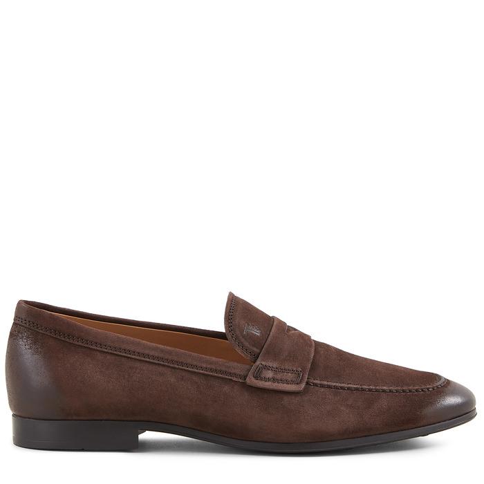 Tod's Loafers In Suede In Brown | ModeSens