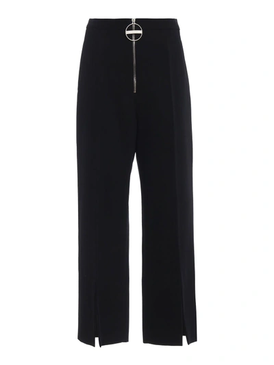 Givenchy Wide Leg Trousers In Black