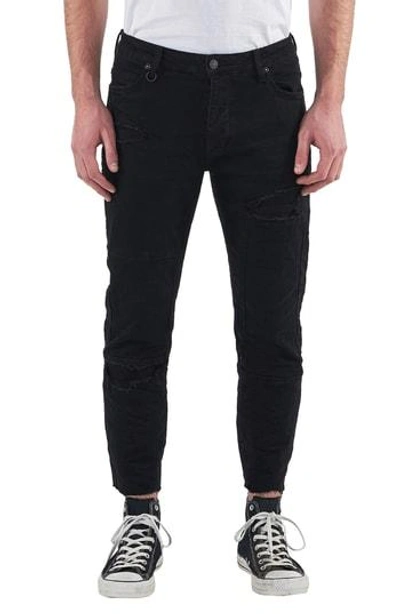Neuw Lou Distressed Skinny Fit Jeans In Coalition