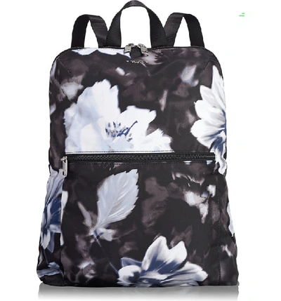 Tumi Voyageur - Just In Case Nylon Travel Backpack - Black In Photo Floral