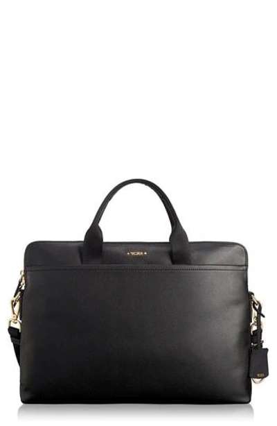 Tumi Voyageur - Joanne Leather Laptop Carrier - Black