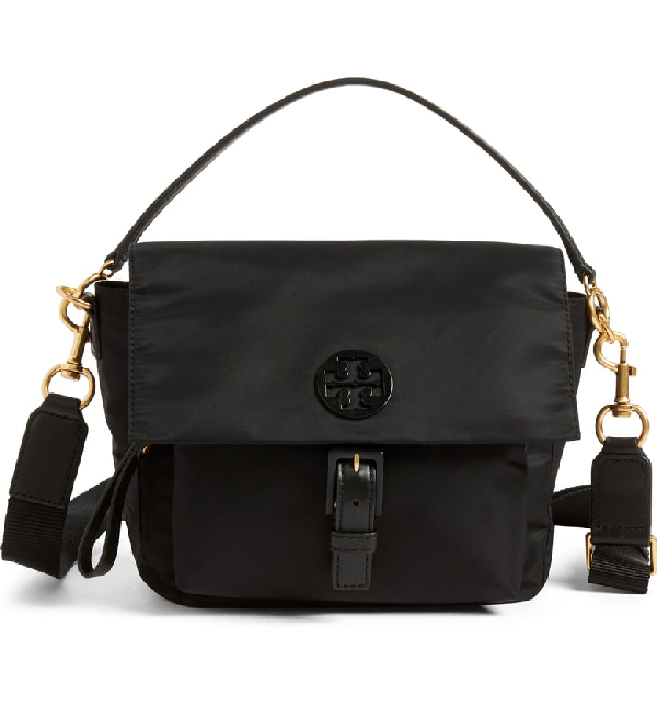 Tory Burch Tilda Nylon Crossbody Bag Black ModeSens