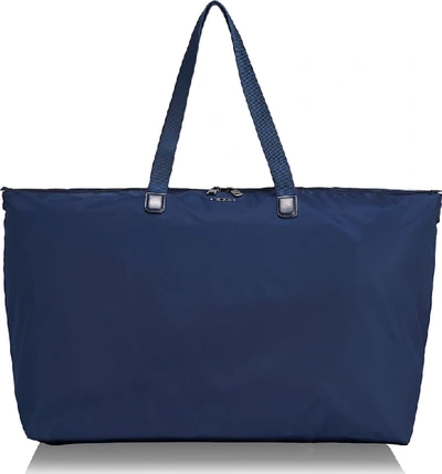 Tumi Voyageur Just In Case Packable Nylon Tote - Blue In Navy