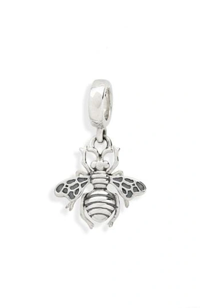 Tom Wood Bee Charm In 925 Sterling Silver