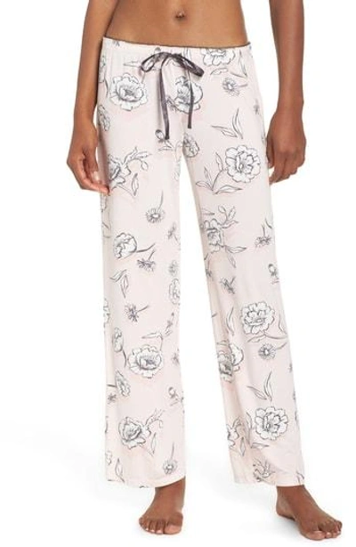 Pj Salvage Floral Pajama Pants In Blush