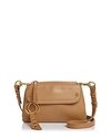 See By Chloé See By Chloe Phill Leather Crossbody In Softy Brown/gold
