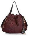See By Chloé Flo Nylon Large Tote In Obscure Purple/gold