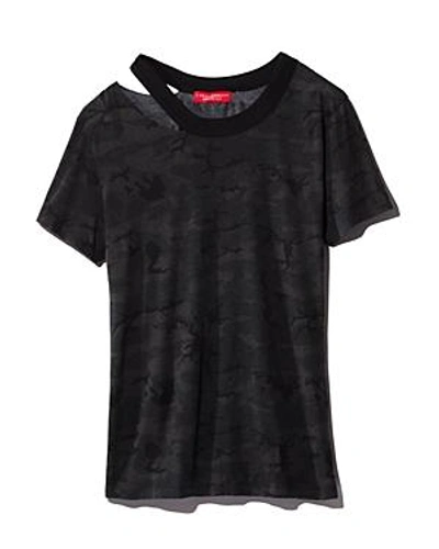 N Philanthropy Zander Cutout Camo Tee - 100% Exclusive In Black Camo