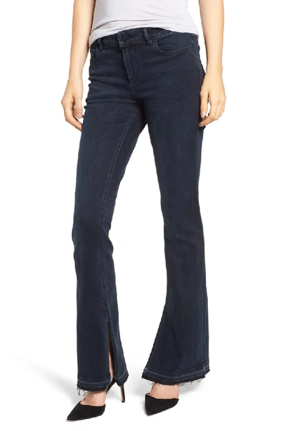 Dl Bridget Instasculpt Mid-rise Boot-cut Jeans With Released Hem In Keating