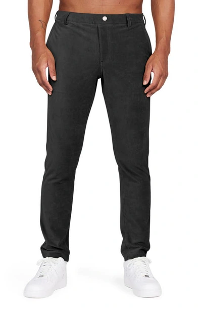 Redvanly Collins Corduory Golf Pants In Tuxedo