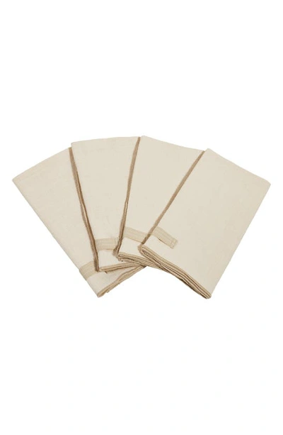 Our Place Set Of 4 Loop Napkins In Steam