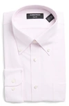 Nordstrom Trim Fit Royal Oxford Stripe Dress Shirt In White Pink Royal Oxford Stripe
