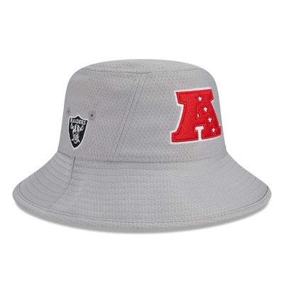 New Era Gray Las Vegas Raiders 2024 Pro Bowl Bucket Hat