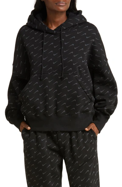 Nike Sportswear Phoenix Fleece Oversize Hoodie In Black