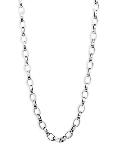 Roberto Coin 18k White Gold & Ruby Link Necklace