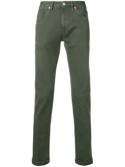 Pt05 Swing Slim-fit Jeans In Green