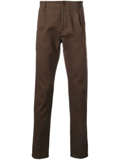 Fortela Tapered Trousers In Brown