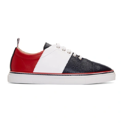 Thom Browne Tricolour Stripe Sneakers In 960rwbwht