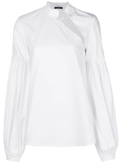 Wandering Embellished Blouse In White