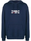 Tommy Jeans Logo Hoodie - Blue