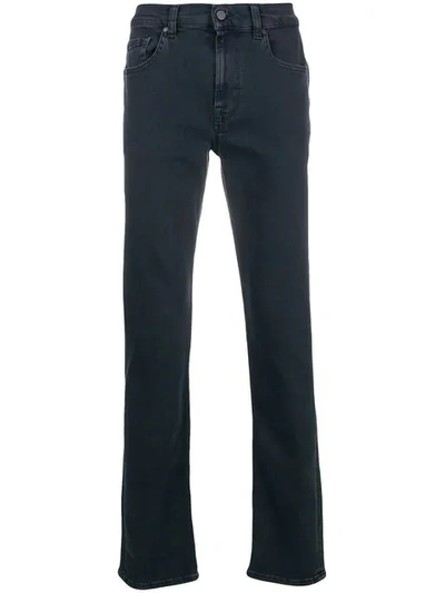 7 For All Mankind Performance Rinse Jeans In Blue