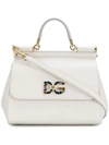 Dolce & Gabbana Medium Sicily Shoulder Bag In White
