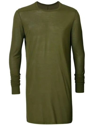 Rick Owens Mid-length Sweater - Green In Green