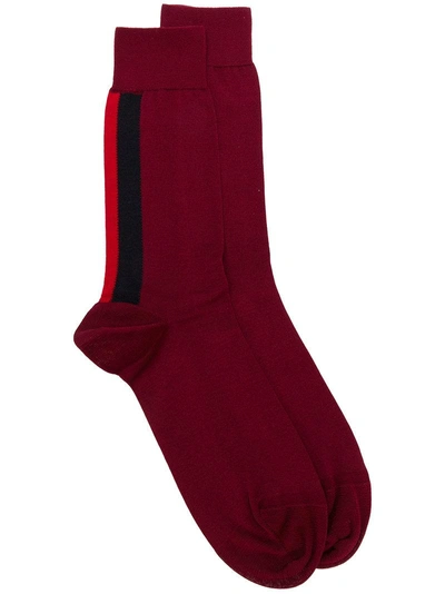 Marni Striped Socks - Red