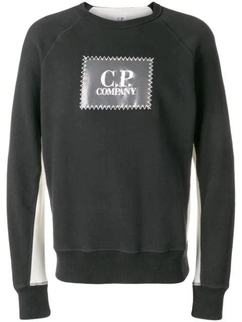 cp company pullover logo hoodie